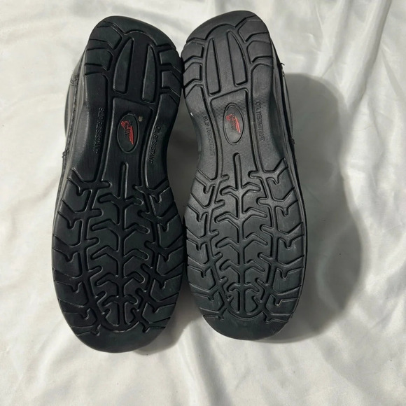 Red Wing Safety Steel Toe Slip On Dress  Shoes 8700 Black Size 13 - Picture 4 of 11